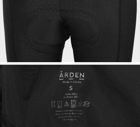 Arden Woman Loft Bib shorts / Black (Elastic Pad)